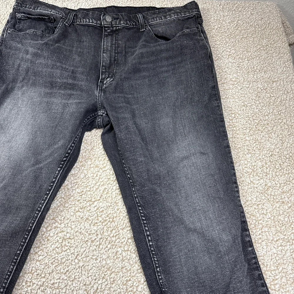Levis 559 Relaxed Fit Straight Leg Men's Size 40X32 Black Denim Jeans Stretch